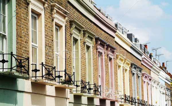 Foto d'archivio: Colorato · Londra · cielo · casa · costruzione · muro