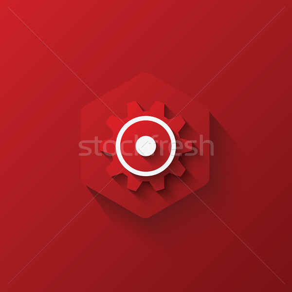 Icône rouge vecteur sport design succès [[stock_photo]] © artrachen