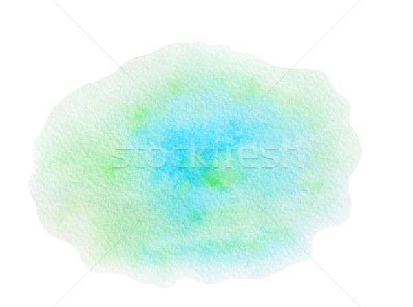 Groene Blauw aquarel abstract ontwerp textuur Stockfoto © Artspace