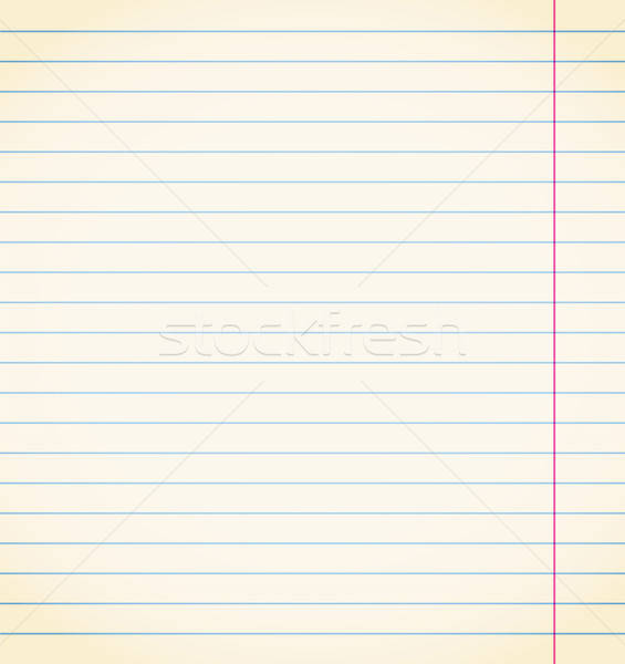 Stock photo: Vector sheet of paper