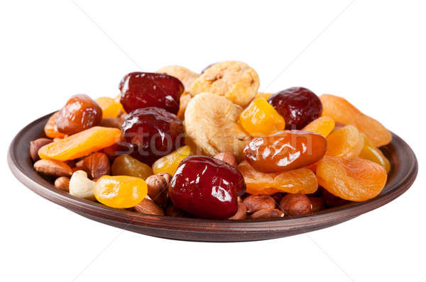 Dried fruits isolated on a white background Stock photo © Artspace