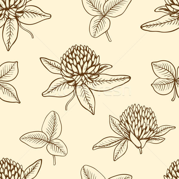 Seamless pattern with clover Stock photo © Artspace