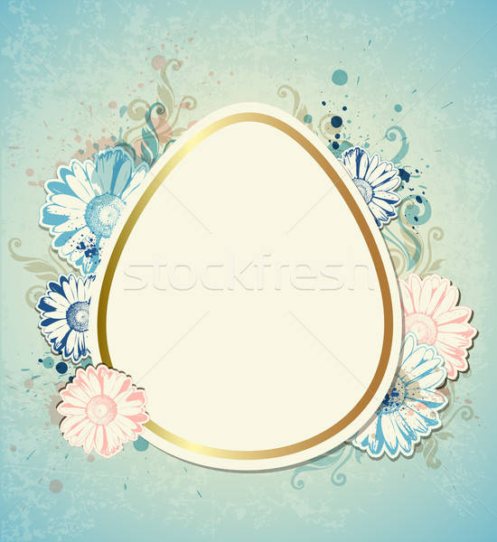 Vintage vector Easter card Stock photo © Artspace