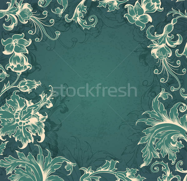 Green  Victorian background Stock photo © Artspace