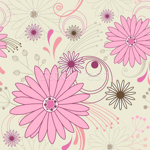 Vettore floreale rosa fiori primavera Foto d'archivio © Artspace