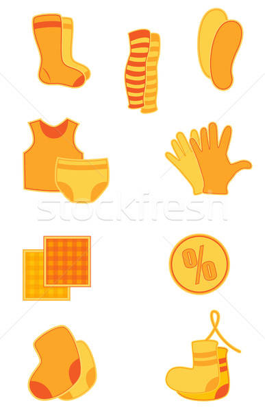 Clothes icons Stock photo © Artspace