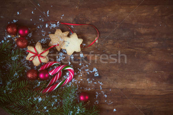 Natale ny buio capodanno cookies Foto d'archivio © artsvitlyna