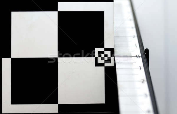 Test target for checking camera lens Stock photo © arturkurjan