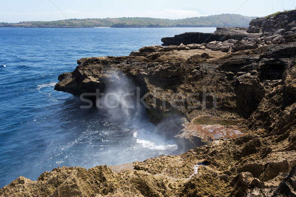 ストックフォト: 海岸線 · 島 · 夢 · バリ · ポイント · 有名な