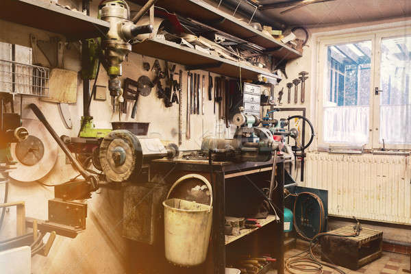 real domestic home  DIY workshop Stock photo © artush