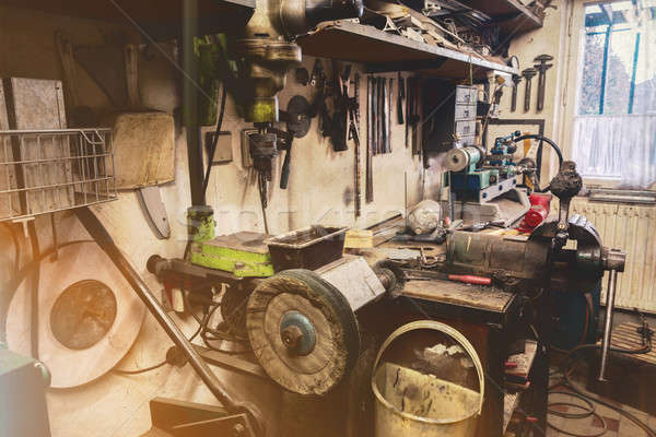 real domestic home  DIY workshop Stock photo © artush