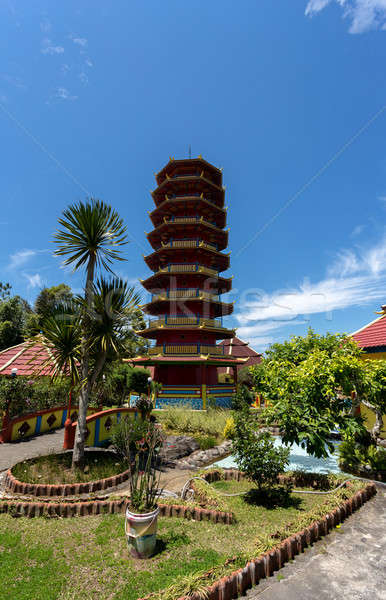 Pagoda Ekayana, Tomohon, Sulawesi Utara Stock photo © artush