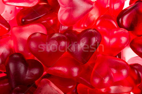 Brightly coloured red gums hearts Stock photo © artush