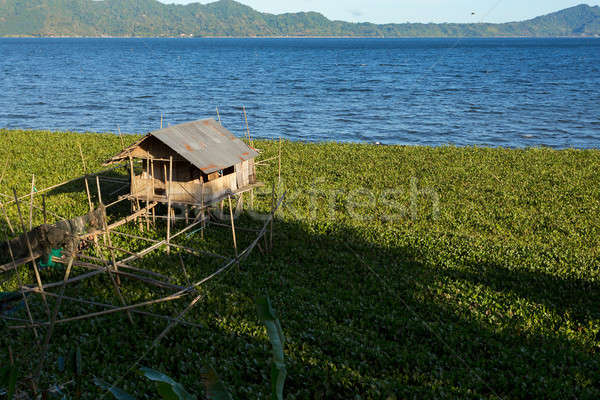 Fish farm at Lake Tondano Stock photo © artush