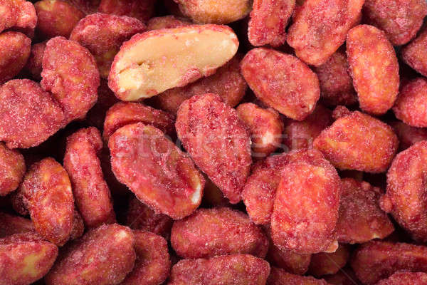 Foto d'archivio: Piccante · Spice · arachidi · primo · piano · rosso · texture