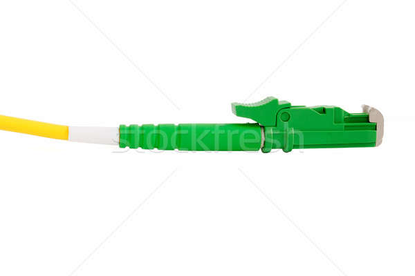 green fiber optic E2000 connector Stock photo © artush