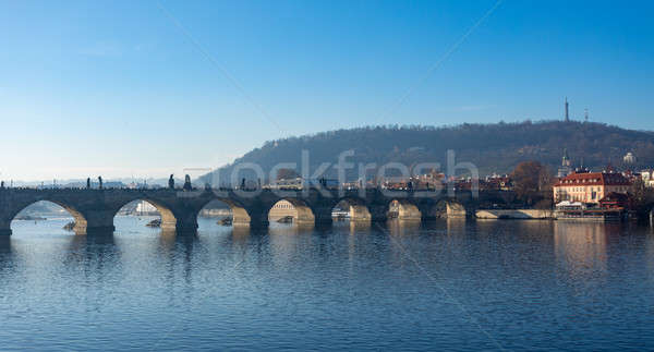 Famous Charles Bridge, Prague, Czech Republic Stock photo © artush