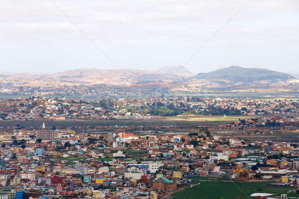 central Antananarivo cityscape, Tana, capital of Madagascar Stock photo © artush