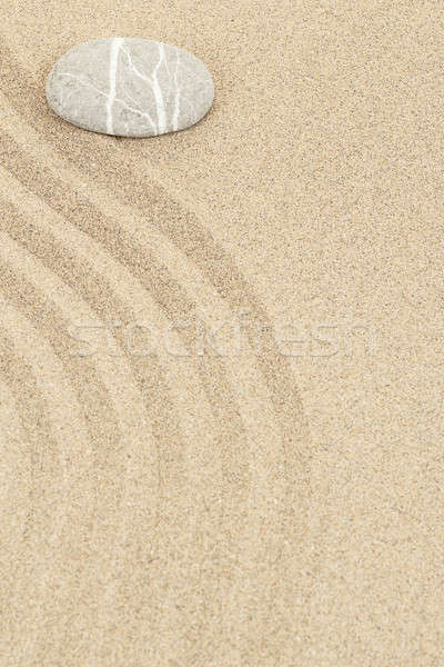 zen stone in sand Stock photo © artush
