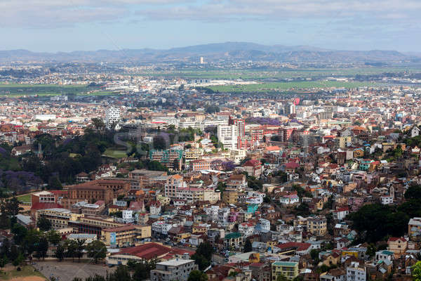 Paisaje urbano Madagascar francés nombre corto pobres Foto stock © artush