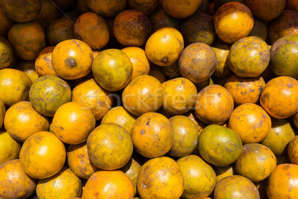 świeże pomarańcze tekstury tradycyjny rynek miasta Zdjęcia stock © artush