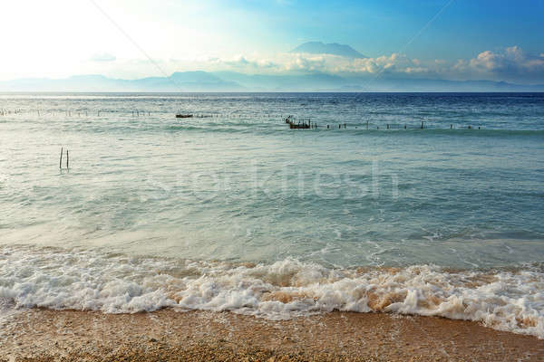 夢 ビーチ バリ インドネシア 島 青空 ストックフォト © artush