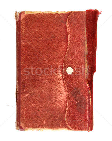 very old note book on white Stock photo © artush