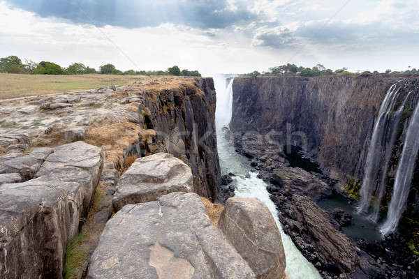 view of Victoria falls canyon  Stock photo © artush