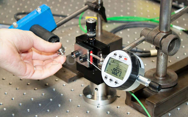 Stock photo: control measurements in the development lab