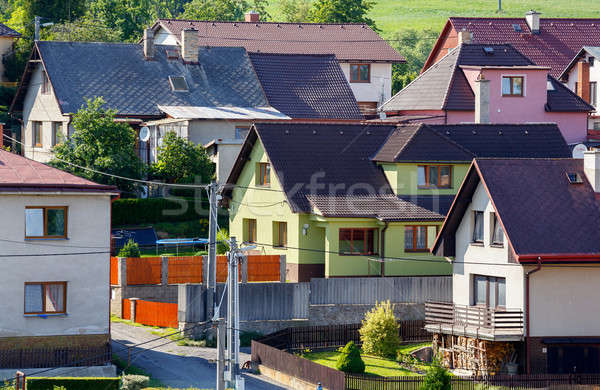 Stock photo: repaired rural house