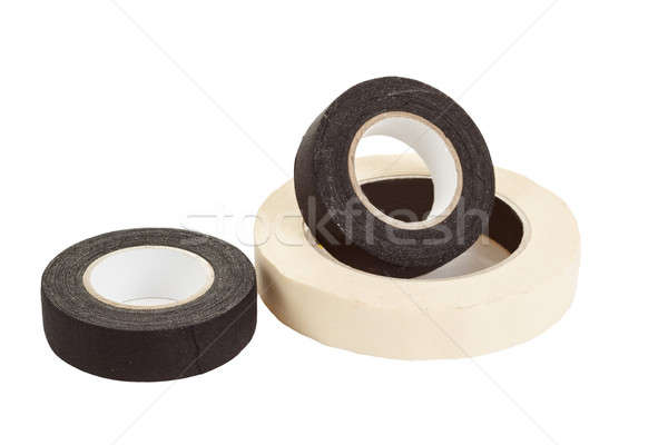 black and white insulating tapes Stock photo © artush