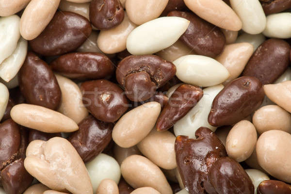 almonds in chocolate Stock photo © artush