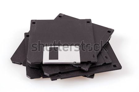 stack of old diskettes  Stock photo © artush