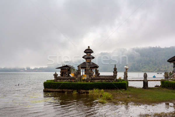 Pura Ulun Danu water temple on a lake Beratan. Bali Stock photo © artush