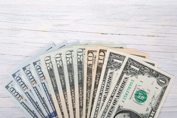 American dollars money fan background Stock photo © artush