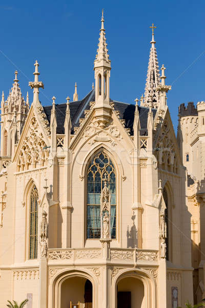 Lednice Castle in South Moravia in the Czech Republic Stock photo © artush