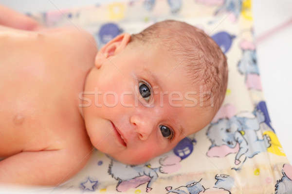 take a bath for a young adorable baby Stock photo © artush
