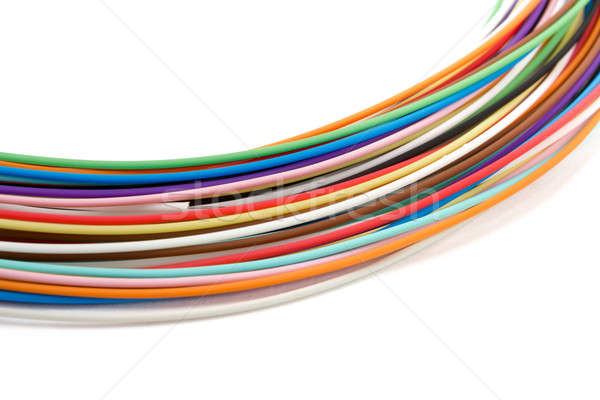 colored optical fibers Stock photo © artush
