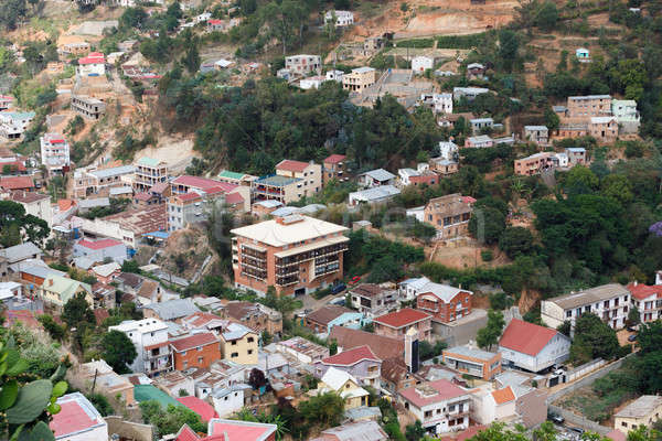 Antananarivo cityscape, capital of Madagascar Stock photo © artush