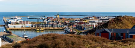 helgoland city from hill Stock photo © artush