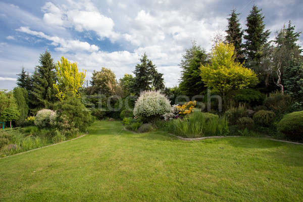 Beautiful spring garden design Stock photo © artush