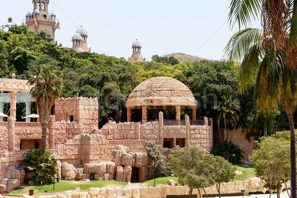 Foto stock: Sol · ciudad · palacio · perdido · Sudáfrica · lujo