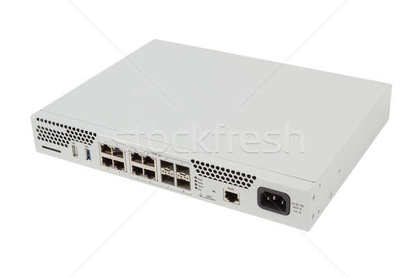Router internet telefoon industriële geïsoleerd witte Stockfoto © artush