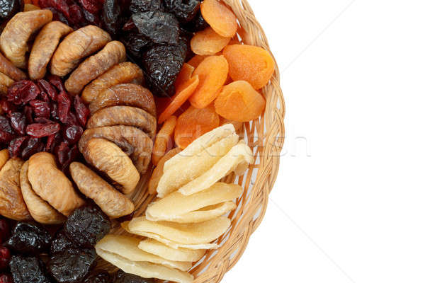 close up of various dried exotic fruits Stock photo © artush