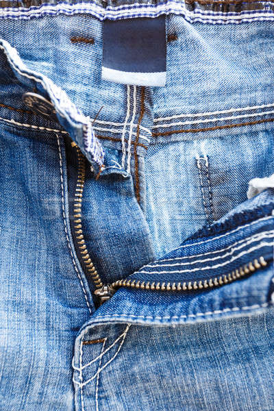 zip on jeans Stock photo © artush