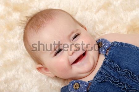 smiling infant baby Stock photo © artush