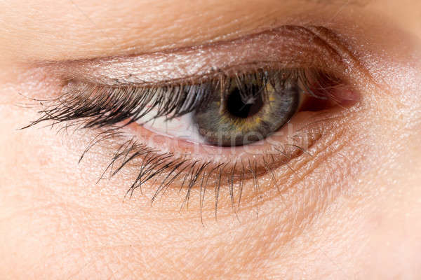 middle age woman eye macro Stock photo © artush
