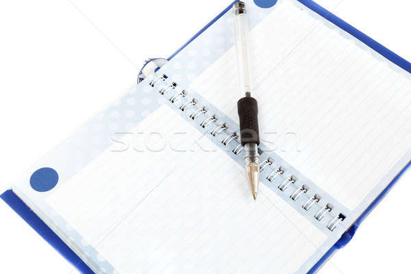 Close-up of empty notes with black pen Stock photo © artush