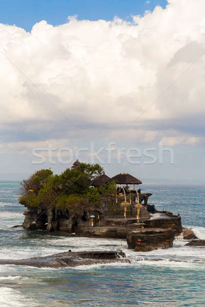 Tanah Lot Temple on Sea in Bali Island Indonesia Stock photo © artush