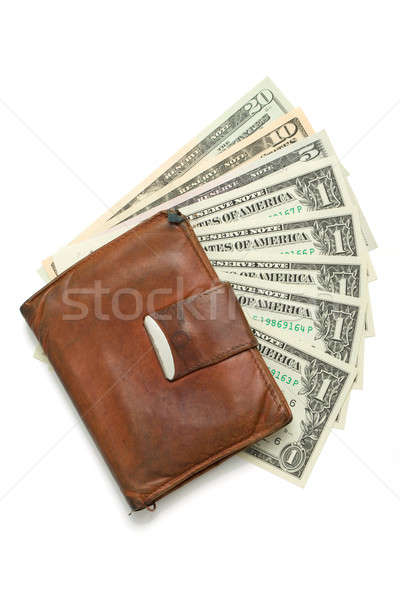 leather wallet with money Stock photo © artush